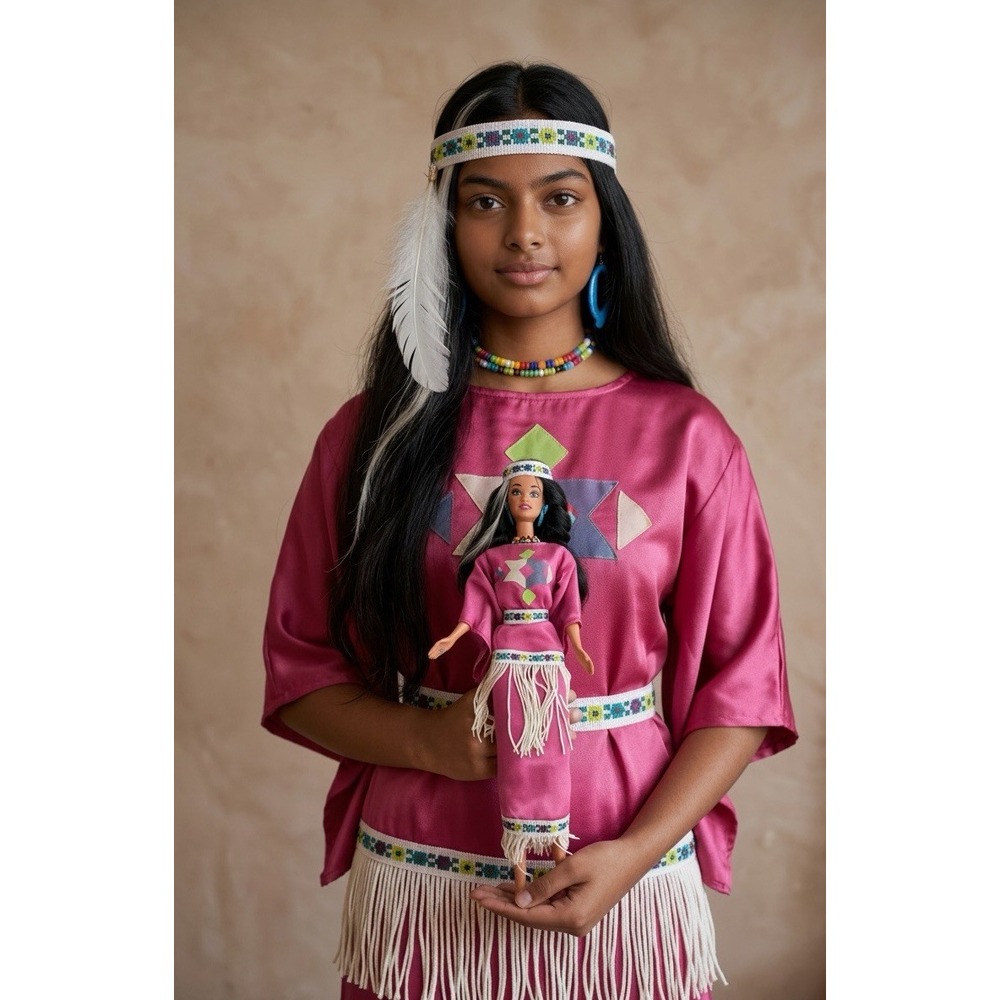 Native American Barbie Doll Third Edition Dolls of the World 1994 Mattel 12699